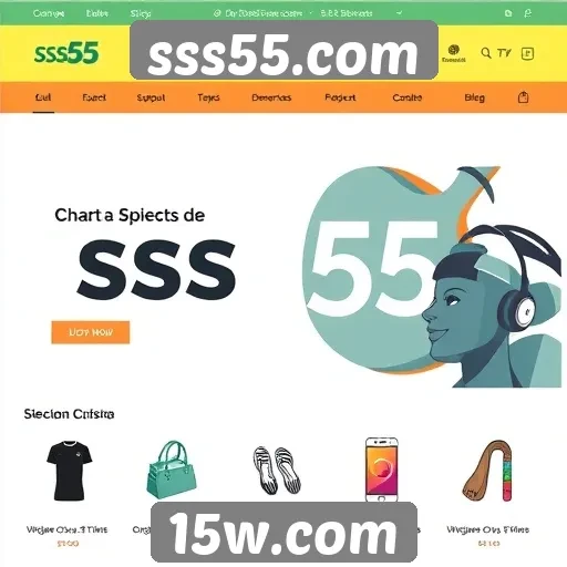 Acessibilidade e design do site sss55.com