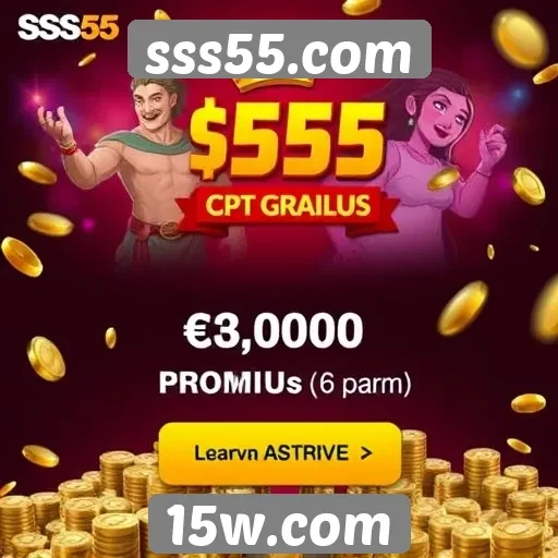 Promoções e bônus oferecidos pelo sss55.com